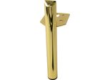 Supporto Per Gambe Di Mobili In Cromo Oro Lucido - Altezza 15 Cm, Supporto Elegante E Resistente Per Divani, Cassettiere E Altro. Soluzione Ideale Per Interni Moderni.