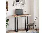 Syfax™ Piano Scrivania A Olio 100X50X2Cm Legno Massello Acacia