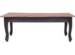 Syfax™ Tavolino Da Salotto Nero 120X60X45 Cm Legno Massello Di Mogano