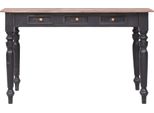 Syfax™ Scrivania Con 3 Cassetti 117X57X75 Cm Legno Massello Di Mogano