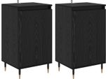 Syfax™ Credenza 2 Pcs Rovere Nero 40 X 35 X 70 Cm