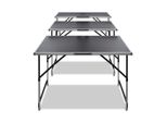 Syfax™ Tavolo Da Lavoro Set 3 Pz Pieghevole Altezza Regolabile