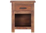 Syfax™ Comodino 40X30X50 Cm In Legno Massello