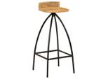 Syfax™ Sgabelli Da Bar 2 Pz In Legno Massello Di Mango