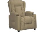 Syfax™ Poltrona Alzapersona Cappuccino In Pelle Finta