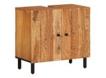 Syfax™ Set Mobili Da Bagno 2Pz In Legno Massello Di Acacia