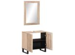 Syfax™ Set Mobili Da Bagno 2Pz In Legno Massello Di Mango