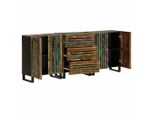 Syfax™ Credenze 3 Pz 60X34X75 Cm In Legno Massello Di Acacia