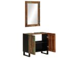 Syfax™ Set Mobili Da Bagno 2Pz In Legno Massello Di Acacia