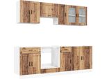 Syfax™ Set Mobili Da Cucina 8 Pz Kalmar Legno Vecchio In Truciolato