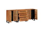 Syfax™ Credenze 3 Pz 60X34X75 Cm In Legno Massello Di Acacia