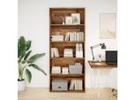 Syfax™ Libreria Legno Antico 80X30X189 Cm In Legno Multistrato