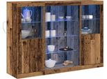 Syfax™ Madia Led Legno Vecchio 142,5 X 37 X 100 Cm Legno Multistrato