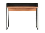 Syfax™ Scrivania Nera E Marrone 90X60X88 Cm