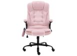 Syfax™ Sedia Da Ufficio Massaggiante Rosa In Velluto