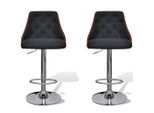 Syfax™ Sgabelli Da Bar 2 Pz In Legno Piegato E Tessuto