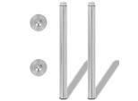 Syfax™ Gambe Telescopiche Tavolo 2 Pz Acciaio Inossidabile 710 Mm-1100 Mm