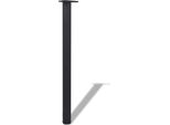 Syfax™ Set Gambe Tavolo Altezza Regolabile Nere 870 Mm