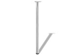 Syfax™ Gambe Per Tavolo 4 Pz Altezza Regolabile Cromate 1100 Mm