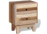 Syfax™ Comodino In Legno Massello Di Recupero
