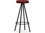 Syfax™ Sgabelli Da Bar 4 Pz In Vera Pelle