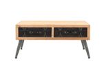 Syfax™ Tavolino Da Caffè In Legno Massello Di Abete 115X55X50 Cm