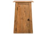 Syfax™ Mobile Da Bagno A Parete In Legno Massello Di Pino 42X23X70 Cm