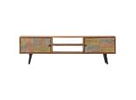 Syfax™ Mobile Porta Tv 140X30X40 Cm In Legno Massello Di Acacia