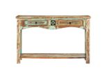 Syfax™ Tavolo Consolle 120X40X75 Cm In Legno Massello Di Recupero