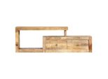 Syfax™ Mobile Porta Tv 120X30X40 Cm In Legno Massello Di Mango