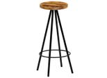 Syfax™ Sgabelli Da Bar 2 Pz In Legno Massello Di Mango