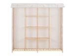 Syfax™ Armadio Bianco 173X40X170 Cm In Tessuto