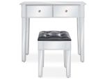 Syfax™ Toletta Con Sgabello In Mdf E Vetro