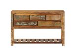 Syfax™ Credenza 120X30X75 Cm Legno Massello Di Recupero