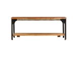Syfax™ Tavolino Da Caffè Con Mensola 100X60X35 Cm Massello Di Recupero