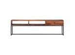 Syfax™ Mobile Porta Tv 160X30X45 Cm In Legno Massello Di Acacia