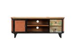 Syfax™ Mobile Porta Tv 120X30X45 Cm In Legno Massello Di Recupero