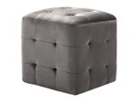 Syfax™ Comodini 2 Pz Grigio 30X30X30 Cm In Tessuto Vellutato