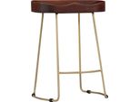 Syfax™ Sgabelli Da Bar Gavin 2 Pz Legno Massello Di Mango