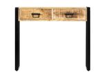 Syfax™ Tavolo Consolle 90X30X75 Cm In Legno Massello Di Mango