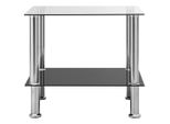 Syfax™ Tavolino Trasparente 45X50X45 Cm In Vetro Temperato