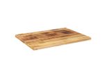 Syfax™ Piano Per Tavolo 90X70X3,8 Cm Rettangolare Legno Mango Grezzo