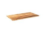 Syfax™ Piano Tavolo 100X50X2,5 Cm Rettangolare Legno Di Mango Grezzo