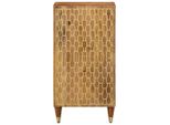 Syfax™ Credenza 40X33X75 Cm In Legno Massello Di Mango