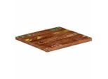 Syfax™ Piano Tavolo 40X40X2,5 Cm Quadrato Legno Massello Di Recupero