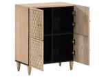 Syfax™ Credenza 60X33X75 Cm In Legno Massello Di Mango