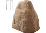 Vevor Roccia Di Copertura, Copertura In Pietra Artificiale Per Esterni, Roccia Da Giardino, Roccia Artificiale Leggera E Resistente Agli Agenti Atmosferici Per La Paesaggistica, L'arredamento Del Giardino, La Casa Del Trasformatore, Marrone Sabbia, Misura S