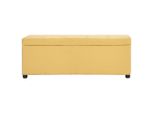Syfax™ Panca Con Vano Portaoggetti 116 Cm Gialla In Poliestere
