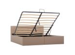 Syfax™ Giroletto Idraulico Cappuccino Pelle Finta 160X200Cm