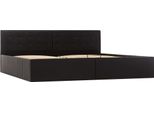 Syfax™ Giroletto Con Contenitore Idraulico Nero Pelle Finta 180X200Cm